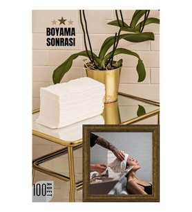TransForMacion Saç Boya Sonrası Kurulama Havlusu Kuaför Salon Havlusu 100 ADET 720732