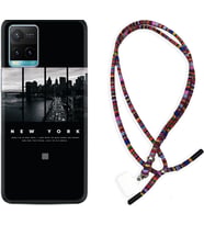Vivo Y11S Y21S Y20 Y20S Y70 Kılıf Boyun Asklı Rasta Silikon New York 1612
