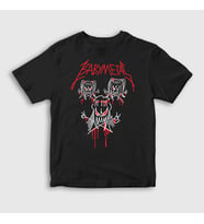 Presmono Unisex Çocuk Siyah Band Müzik Babymetal T-Shirt 526412tt