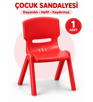 Beylini Çocuk Sandalyesi Anaokulu Kreş Kurs Mini Tabure Dayanıklı Rahat Plastik
