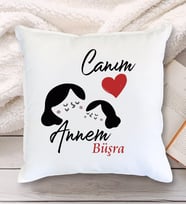Kişiye Özel Anneler Günü Tasarımlı Yastık