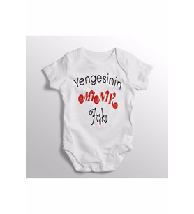 Yengesinin Minik Aşkı Yazılı Baskılı Bebek