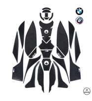 Grippatch - BMW S1000RR 2024-2025 ile Uyumlu Kaydırmaz 6D Karbon 28 Parça Tank Pad Seti GC43