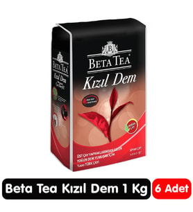 Beta Tea Kızıl Dem Siyah Çay 6x1 Kg