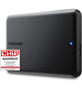 Toshiba Canvio Partner HDTB510EK3AB USB 3.2 2.5" 1 TB Harici Harddisk Teşhir