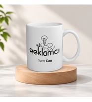 Kişiye Özel İsimli Reklamcı Meslek Kupa Bardak