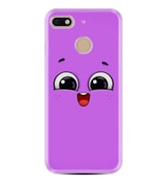 General Mobile GM8 Go GM9 GM20 Pro Plus Kılıf Desemli Silikon Purple Sweety 1717