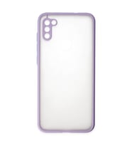Samsung Galaxy A11 Kılıf Montreal Silikon Kapak - Mor