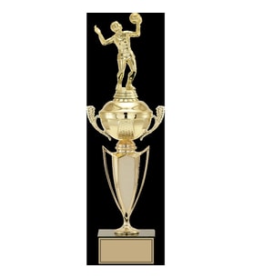 ODAK KUPA - Figürlü Kupalar - Voleybol Kadın Figürlü Kupalar FG-068 B - 44 cm