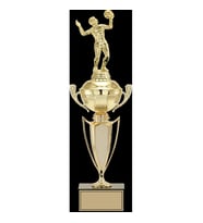 ODAK KUPA - Figürlü Kupalar - Voleybol Kadın Figürlü Kupalar FG-068 B - 44 cm
