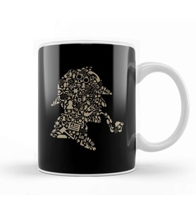 Sherlock Holmes Collage Kupa Bardak Porselen