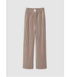 LCW DREAM Ekru Beli Lastikli Çizgili Kadın Pijama Altı