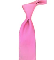 Pembe Nokta Desen Mendilli Klasik Kravat KK12066