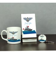 Deniz Subayı Üçlü Set (Kupa + Telefon Standı + Anahtarlık)