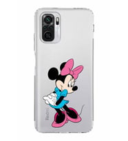 Xiaomi Redmi Note 10S  Kamera Korumalı Kapak Minnie Mouse Tasarımlı Şeffaf  Kılıf