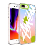 iPhone 8 Plus Kılıf Renkli Desenli Sert Silikon Zore Korn Kılıf NO2