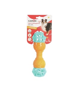 Sesli ve Ödül Bölmeli Yüzen Geometrik TPR Köpek Çubuğu Oyuncağı 22.5 cm