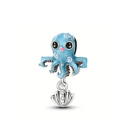 Fubena İstiridye Sallantılı Mavi Ahtapot Charm