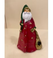 YILBAŞI ŞAPKALI ÇUVALLI NOEL BABA 21 CM OBJE