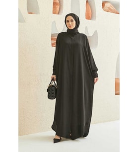 6571-Standart Abaya Siyah