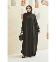 6571-Standart Abaya Siyah