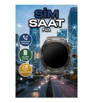 5G Android Akıllı Saat – AMOLED Ekran, SIM Kart, HD Kamera, Wi-Fi ve GPS