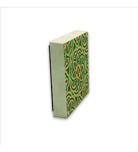 Bizans Deseni Baskılı Doğaltaş  Magnet(KD-085)Buzdolabı Süsü