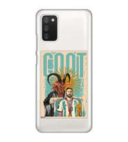 Samsung Galaxy A02S Uyumlu Lionel Messi Desenli Şeffaf Telefon Kılıfı