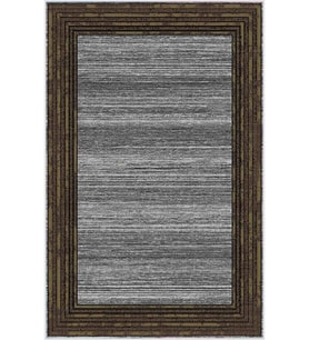 Eliana Home Baskılı, Yıkanabilir Kaymaz Taban Salon Halısı LNA0508 100x150 cm (Gri)