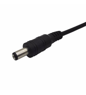 5.5mm x 2.1mm 15cm Adaptör Kablosu Erkek 22AWG 80 Derece 300V