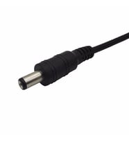 5.5mm x 2.1mm 15cm Adaptör Kablosu Erkek 22AWG 80 Derece 300V