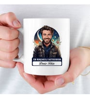 En Başarılı Erkek Astronom Karikatürlü Kupa Bardak