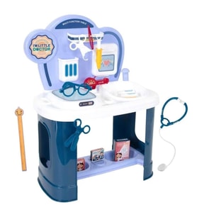 24 CM 16 Parça Ayaklı Doktor Seti 3615 (Turkuaz)