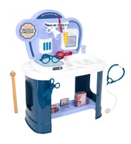 24 CM 16 Parça Ayaklı Doktor Seti 3615 (Turkuaz)