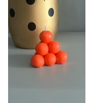Üçgen Dekoratif Bubble Mum