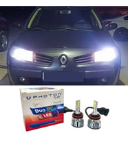 Renault Megane 2 Led Xenon Kısa Far Ampulü H7 Duo Yeni Seri Beyaz
