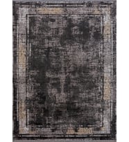 Halıca Black 33800 N İnce Bambu Yüksek Kalite Siyah Salon Halısı