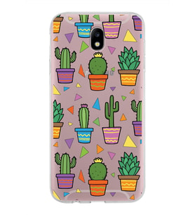 PrintiFy Samsung Galaxy J7 Pro ile Uyumlu 1mm Slim Fit Water Color 4 Baskılı Şeffaf  Kılıf