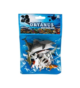 Okyanus Hayvanları Poşetli Hayvan Oyun Seti