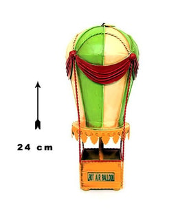 Dekoratif Metal Sıcak Hava Balonu  C0721