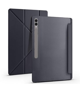 Galaxy Tab S9 Ultra Kılıf Kalem Bölmeli Standlı Smart Cover (Siyah)