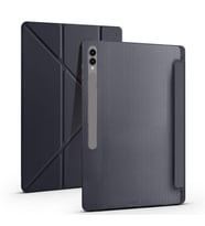 Galaxy Tab S9 Ultra Kılıf Kalem Bölmeli Standlı Smart Cover (Siyah)