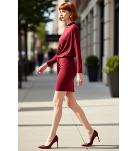 Kadın Mini Yarasa Kol Dik Yaka Bodycon Elbise Örme Kumaşıyla Kış Şık Gece Kombinleri İçin Kaliteli
