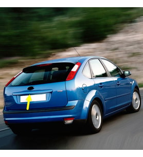 Ford Focus 2 HB 2005-2010 Arka Bagaj Kapağı Açma Kolu Düğmesi