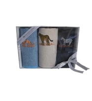 Ender Home 30x50 Mutfak Havlu Seti Hediyelik Hayvan Nakışlı Kutulu Havlu Set