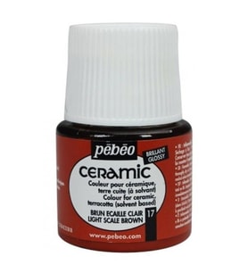 Pebeo Ceramic Seramik Boyası 17 Light Scale Brown 