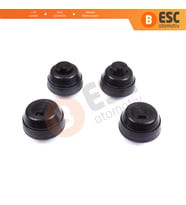 Mercedes W124 R219 W202 W210 W220 C208 A208 0019979586 için 4 Adet Kriko Lift Kaldırma Kauçuk Takozu