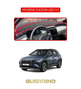HYUNDAİ TUCSON 2021+TORPİDO KORUMA HALISI KIRMIZI KENAR
