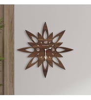 BK Gift Kişiye Özel İsimli Dekoratif 45cm Ahşap Duvar Saati-12 , Ev hediyesi , Arkadaşa Hediye , Sevgiliye Hediye