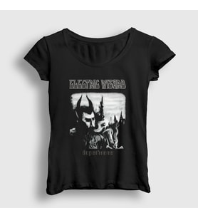 Presmono Kadın Siyah Dopethrone Electric Wizard T-Shirt 553492tt